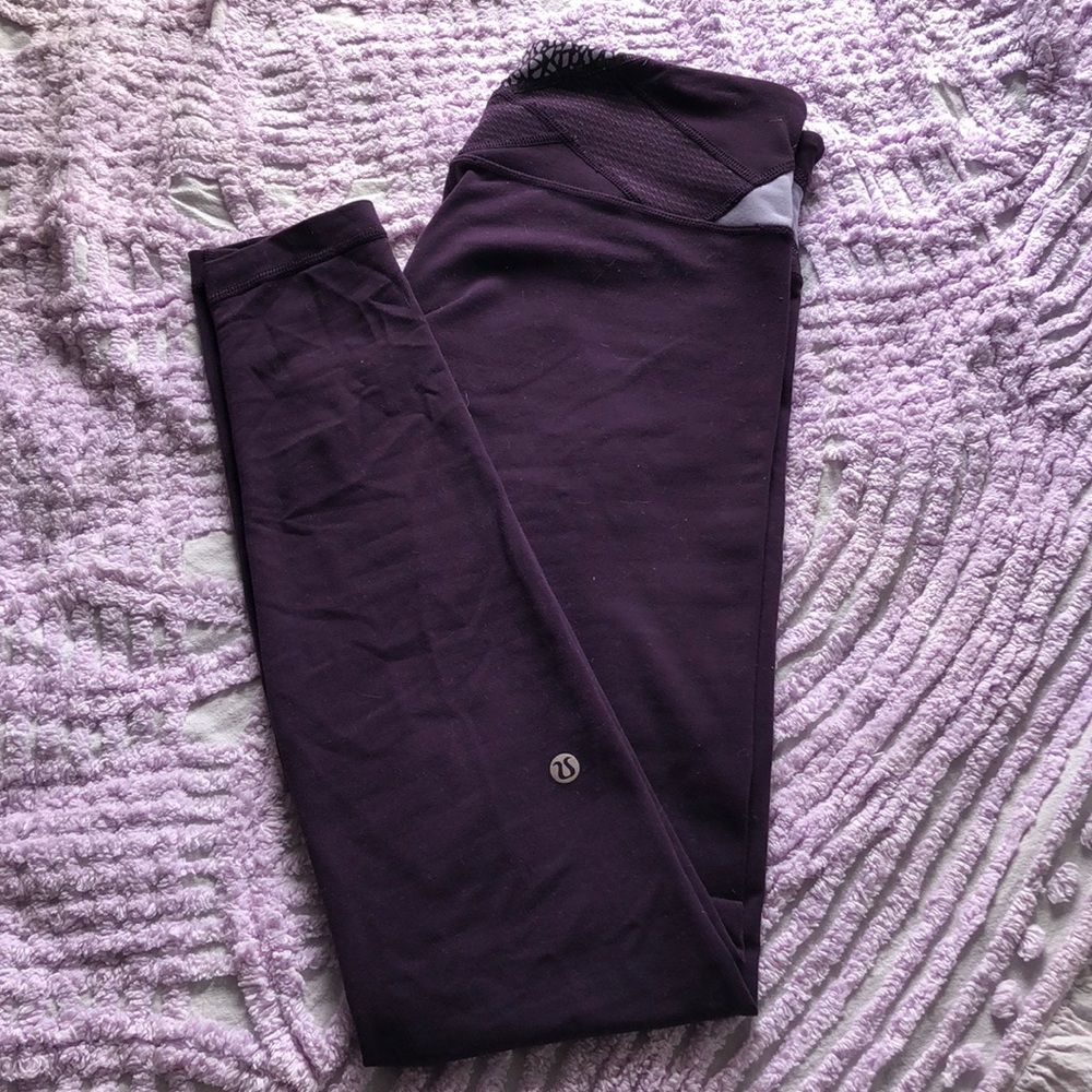 Plum Full Length Lululemon Leggings